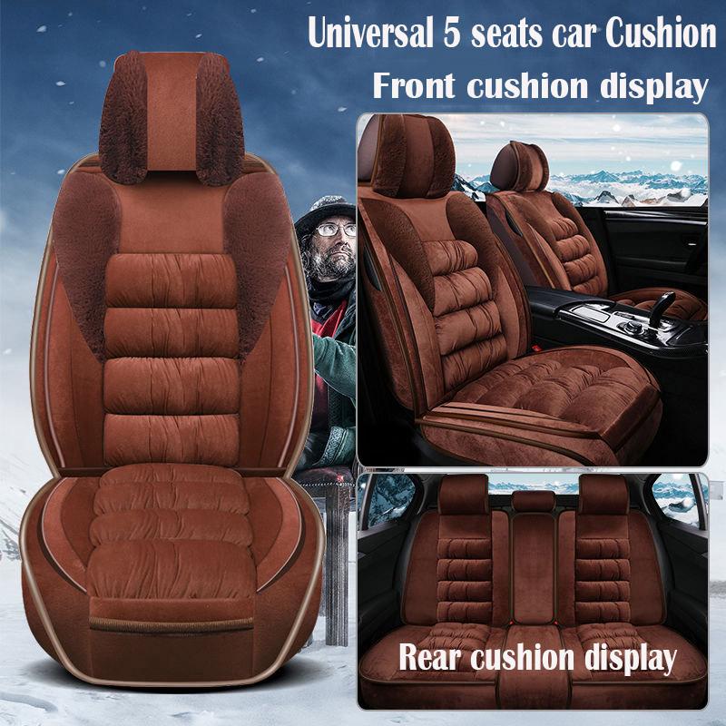 Car Seat Cover Universal Leather 5 set Auto Seat Cushion 5 seats Universal car seat cover Winter