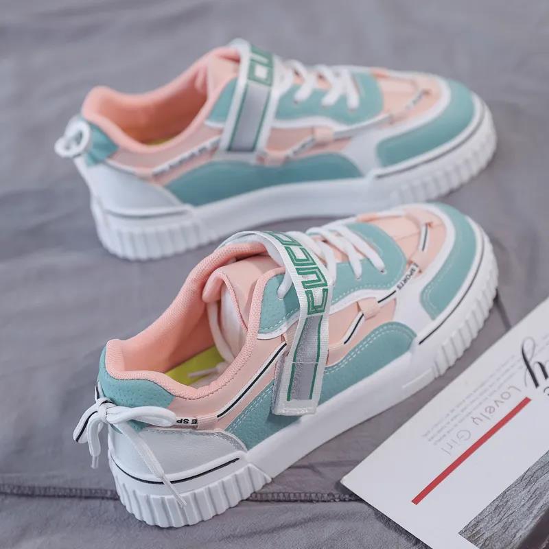 Sneakers Women's White Shoes Female Students Korean Style Hollow Casual Fashion Trendy Shoes Women