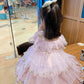 Little Girl Princess Dress Female Baby Dress Summer Dress Girl Net Red Off-shoulder Dress Child Western Style