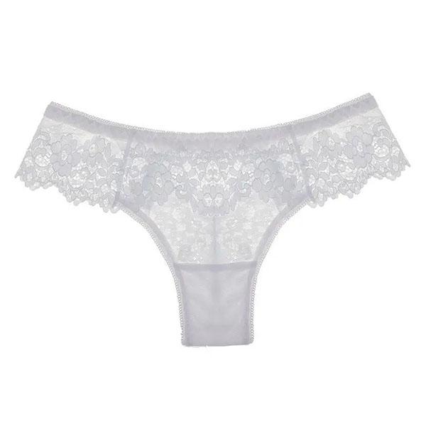 3Pcs/Set Women's All-match Large Size Causal Lace Briefs Girl's Solid Color Low Waist Seamless Thong