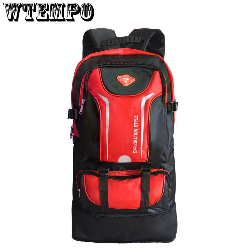 65 Liters Large Capacity Backpack Sports Outdoor Travel Backpack Mountaineering Luggage Bag