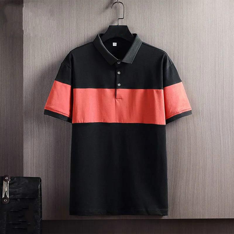 Summer Men's Short-sleeved  Shirt Trend Wild Lapel T-shirt Youth   Shirt Half-sleeved Clothes