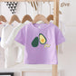 Summer Kids Cute Printing T Shirts Short Sleeve Tops Korean Style O-neck Loose T Shirts For Children Girls Boys