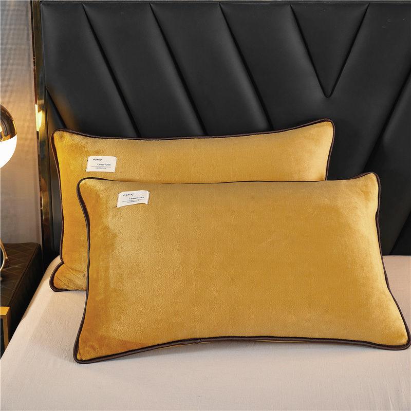 Thick Mink Velvet Pillowcase Milk Velvet Student Dormitory Flannel Pillowcase Bedding