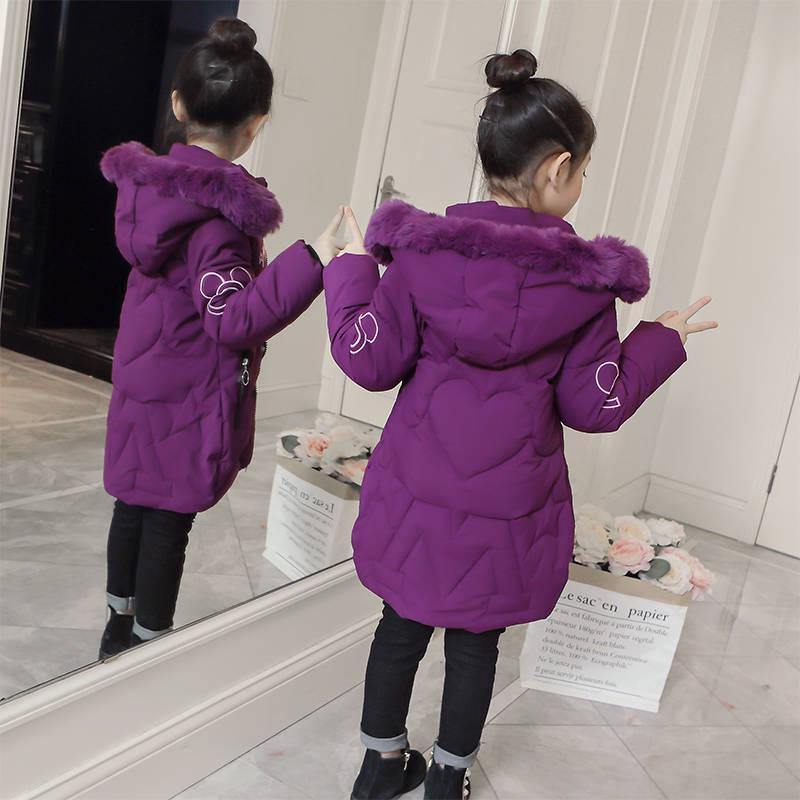 Girl Winter Jacket Children's Thicken Jacket Kids Cotton-padded Clothes Winter Jacket