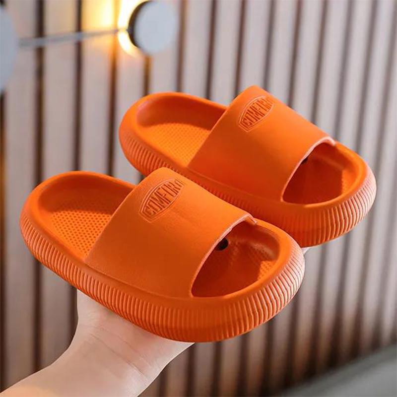 Slippers for Boy and Girl Home Shoes Summer Toddler Flip Flops Soft Bottom House Indoor Slippers Beach Love Kids Shoes Family Style