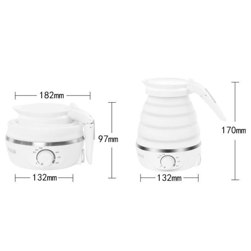 Travel Kettle Foldable Electric Kettle Portable Kettle for Business Trips Automatic Power-off and Heat Preservation Kettle