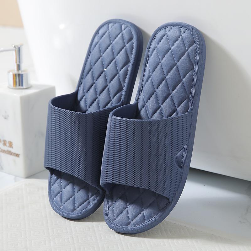 European-style Simple Soft Bottom Men's and Women's Slippers Home Indoor Sandals Couple Bathroom Non-slip Wear-resistant Slippers