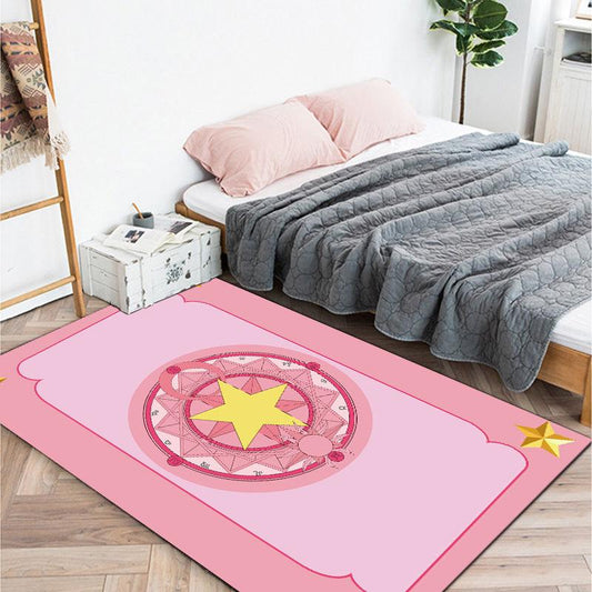 Carpet Bedroom Cute Full Bed Bedside Blanket Ins Wind Girl Heart Living Room Coffee Table Blanket Cartoon Floor Mat