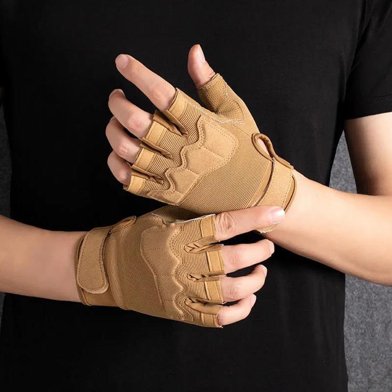 Sports Fitness Gloves Half-finger Men and Women Non-slip Anti-cutting Wear-resistant Equipment Training Tactical Special Forces Gloves