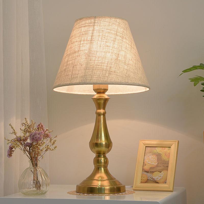 Favorable Bedside Table Lamp Foyer Decorative Led Desk Light Study Working Lighting Lampshade