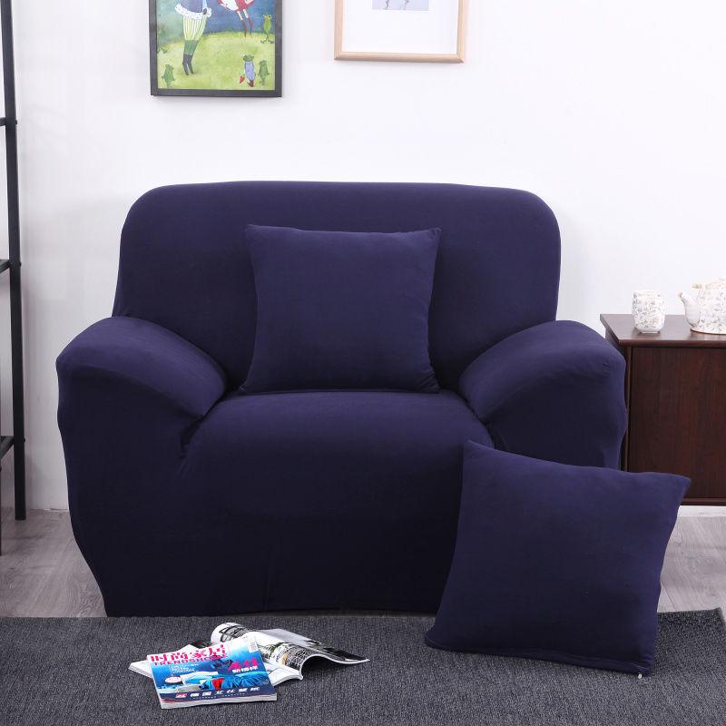 Solid Color Stretch Chair Slipcover Sofa Cover Furniture Protector Cover Stretchable Elastic Sofa Cover Armchair Covers for Living Room