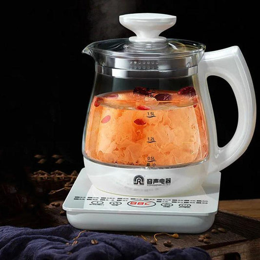 Multifunctional Automatic Office Flower Tea Maker Household Small Electric Kettle Heat Preservation and Health Glass Teapot