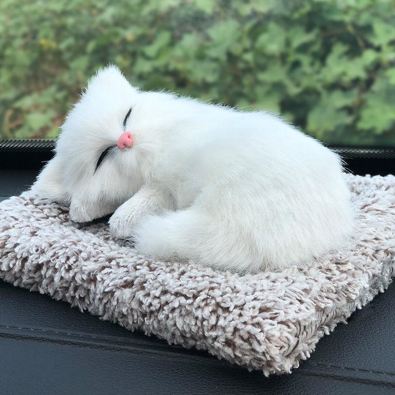 Car Ornaments Jewelry Simulation Cute Creative Car Cat and Dog Ornaments Car Interior Decoration Toys