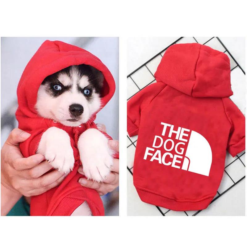 Pet Clothes Dog Clothing Autumn and Winter Pet Hoodie Sweater Cat Teddy Law Fighting Clothing Printed 2 Legged Hoodies Jacket Coats Dogs Rompers