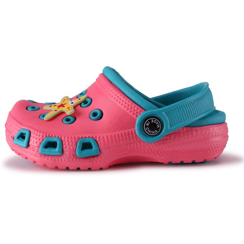 New Cute Shoe Hole Cartoon Caterpillar Children Sandals Summer Beach Shoes