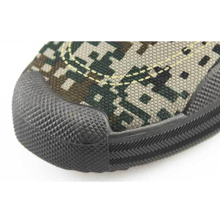 Men's and Women's Anti Slip Wear-resistant Shoes Low Top Camouflage Military Training Work Shoes Casual Exercise Flat Shoes