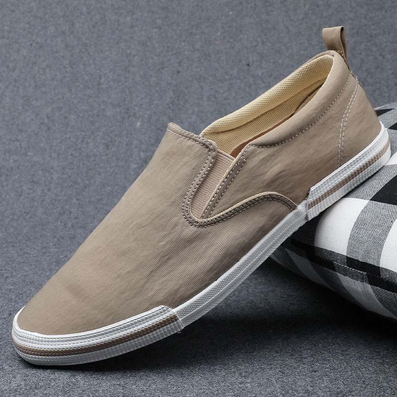 Plus Size 38-44 Summer Men Canvas Sneakers Comfortable Deodorant Running Basketball Shoes Breathable Shockproof Non-slip Shoes