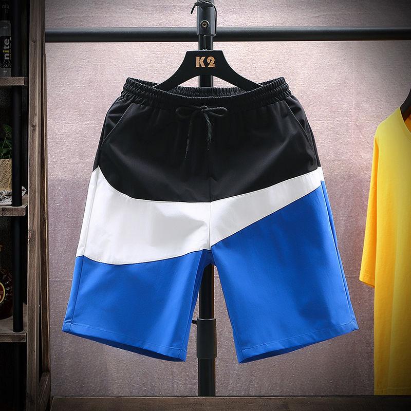 Summer Sports and Leisure Men's Shorts Loose Beach Five-point Pants Running Basketball Shorts