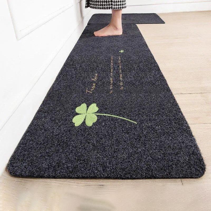 Household Kitchen Non Slip Mat Doormat Door Mat Entrance Door Carpet Bedroom Bathroom Toilet Absorbent Carpet