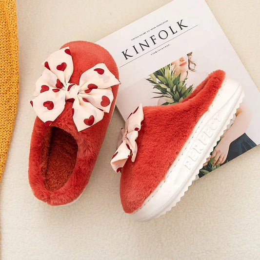 Pure Cotton Slippers Cute Slippers Keep Warm and Comfortable In Autumn and Winter Indoor Non-slip