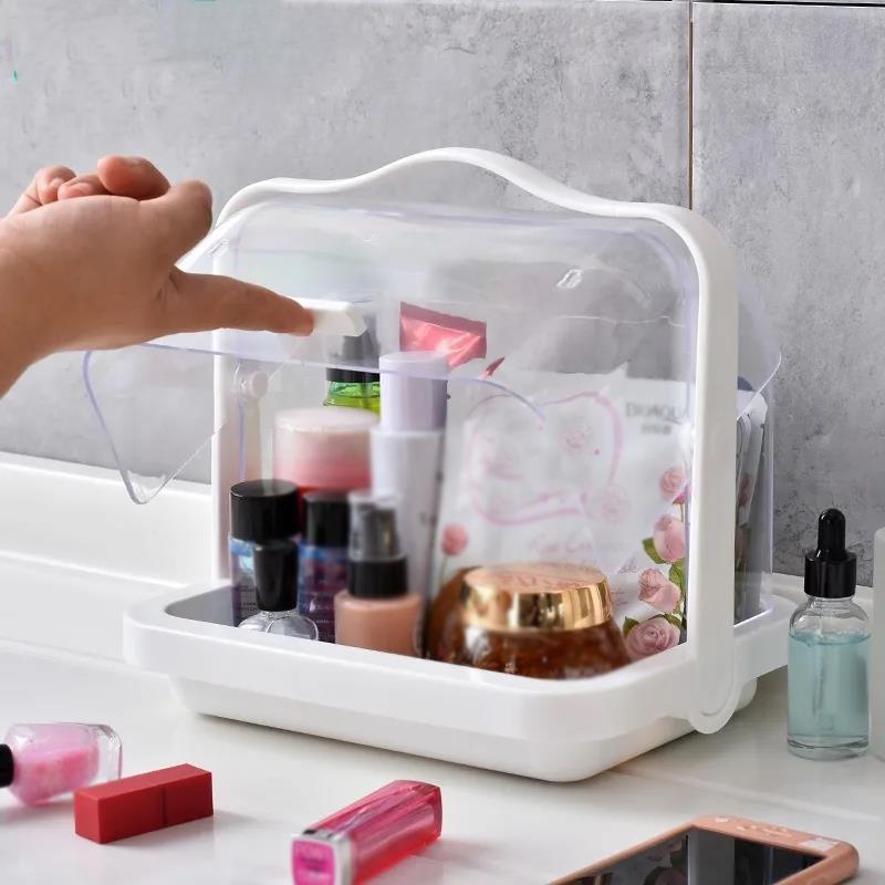 Lipstick Box Acrylic Makeup Organizer Storage Box Lipstick Nail Polish Display Stand Holder Cosmetic Organizer Box