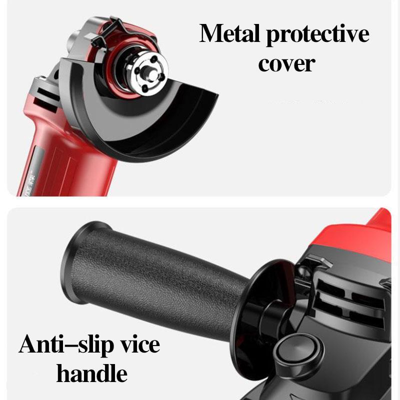 1500W Luxury Home Handheld Angle Grinder Set Electric Grinder Wired Polishing Machine Cutter 11000R