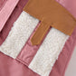 Warm and Windproof Children's Cotton Clothing Winter Girls Over The Knee Cotton Coat Mid-length