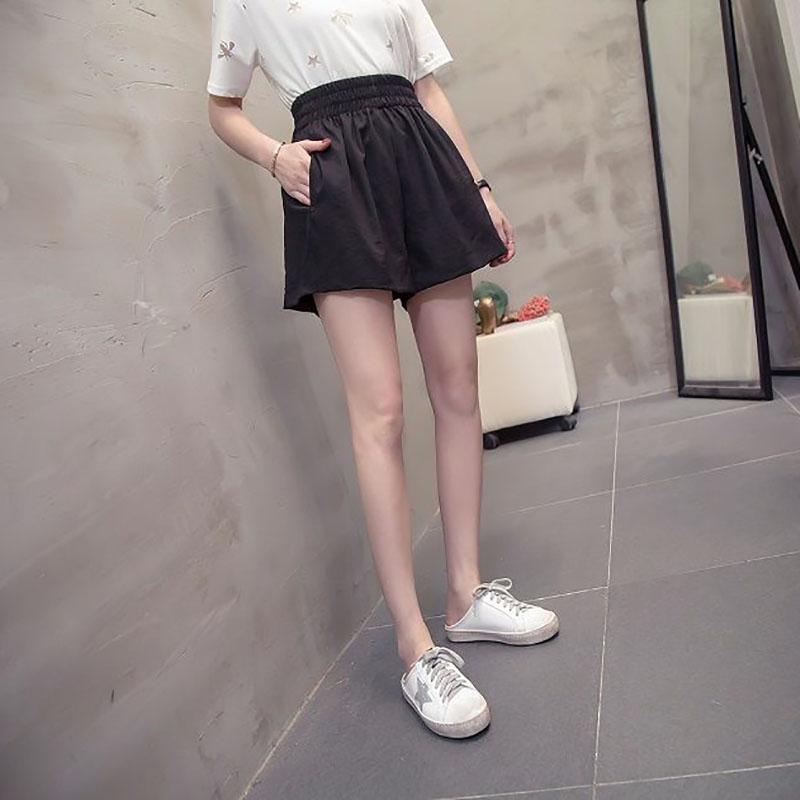 200 Kg Can Wear Large Size Wide-leg Shorts Female Summer Loose High-waist Shorts Female Students Casual All-match Pants