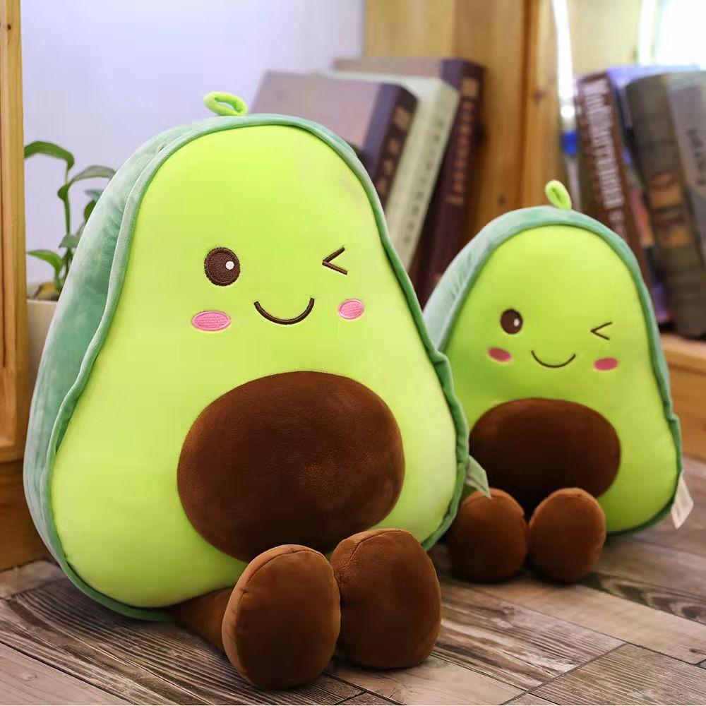 Avocado Plush Toy Throw Pillow Fruit Stuffed Hugging Gifts for Kids Girl Boy and Friends