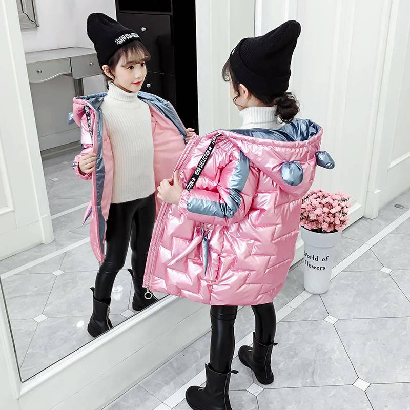 Girl Winter Jacket Children's Thicken Jacket Kids Cotton-padded Clothes Winter Jacket Girl Park