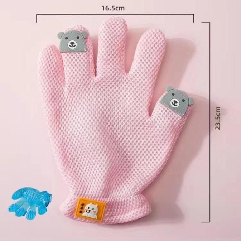 Cat Gloves Comb Brushpet Dog Grooming Comb Gloves Floating Hair Removal Dedicated Artifact Cat Hair Removal Cleaner Brushes Gloves Pet Supplies