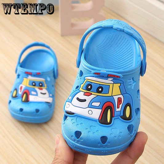 Car Children's Hole Shoes Baby Sandals and Slippers Children's Slippers Boys and Girls