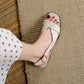 Fairy Style Sandals Female Summer Flat Bottom All-match Soft-soled Slippers Soft Leather Low-heeled Cross Roman Sandals