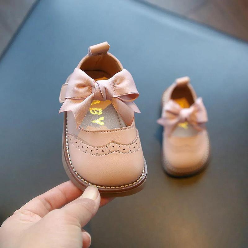 Women's Baby Shoes Soft Bottom Children's Princess Shoes 0-1-3 Years Old Toddler Shoes Spring and Autumn Baby Single Shoes Girls Small Leather Shoes