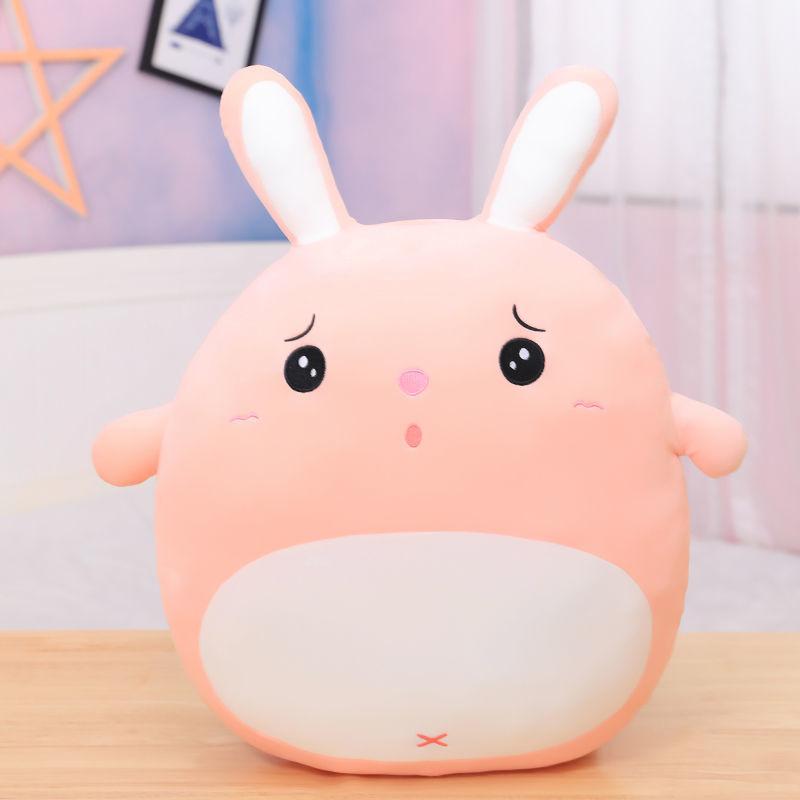 Cute Rabbit Plush Toy Soft Rabbit Pillow Doll Lovely Kids Plush Birthday Gift Baby Sleeping Throw Pillow Gifts