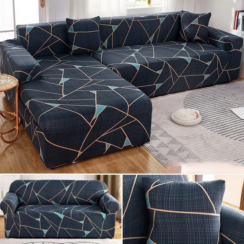 Modern Sofa Cover 1/2/3/4 Seat Elastic All-inclusive Sofa Cover Suitable for General Sofa Living Room Modular L-shaped Cover