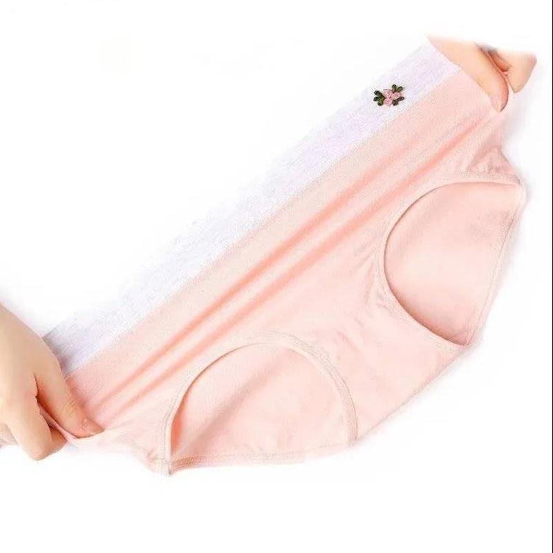 7 Pairs of Women's Cotton Underwear Sexy Female Student Korean Style Briefs