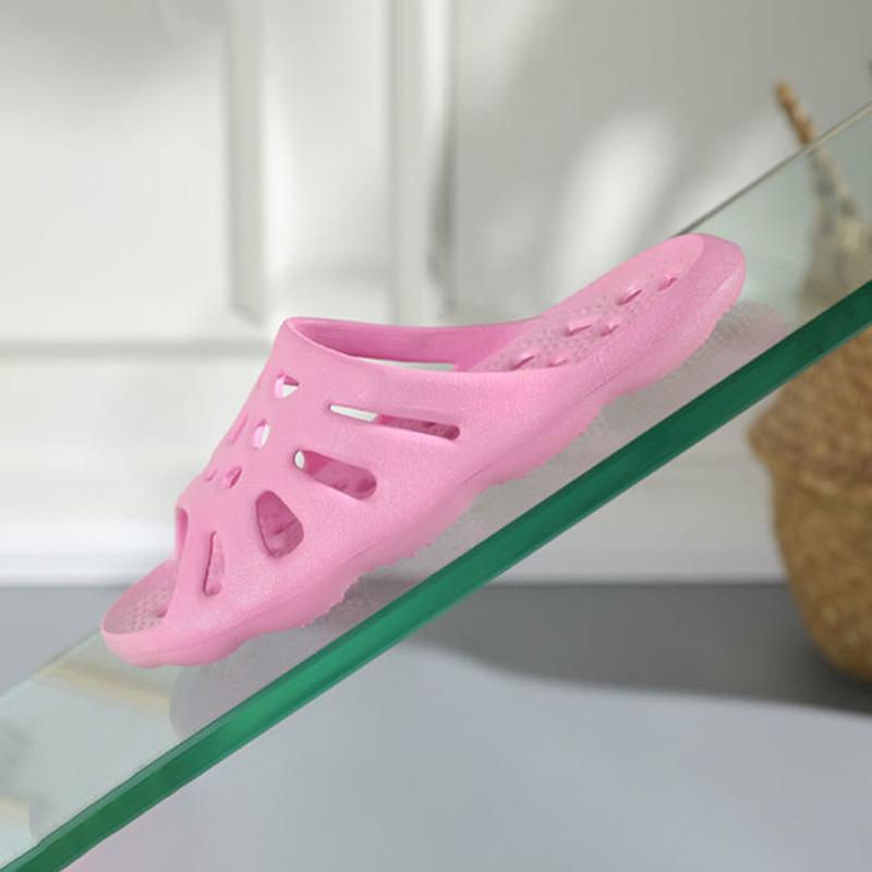 Bathroom Slippers Female Cute Non-slip Deodorant Shower Leaking Hollow Slippers Household Indoor Slippers Lightweight Non-slip