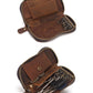 Vintage Retro Style Crazy Horse Genuine Leather Cowhide Super convenient Key Case Wallet