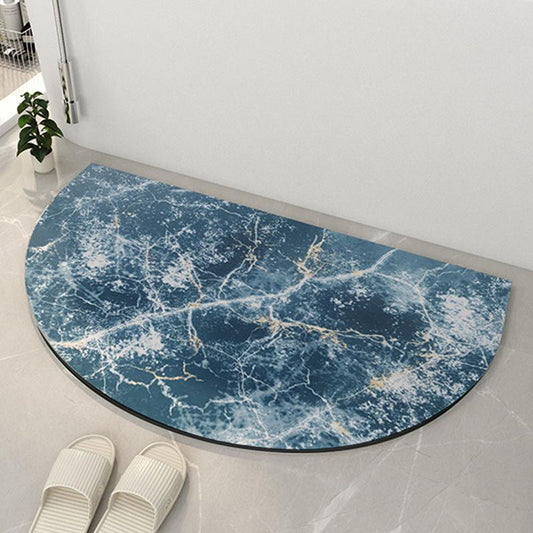 Diacalite Semicircular Bathroom Water Absorbent Pad Foot Pad Home Quick-drying Room Anti-slip Pad Door Entry Soft Mat 40*60cm/50*80cm