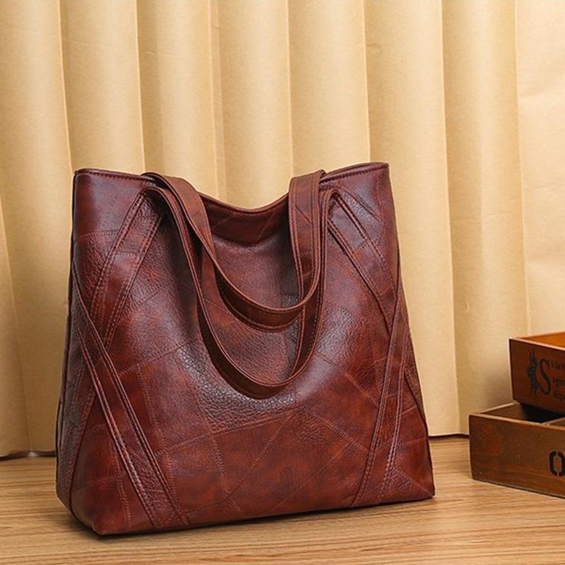 Spring and Summer Fashion Trend Female Bag Large-capacity One-shoulder Handbag Middle-aged Mother Leisure Shopping Bag