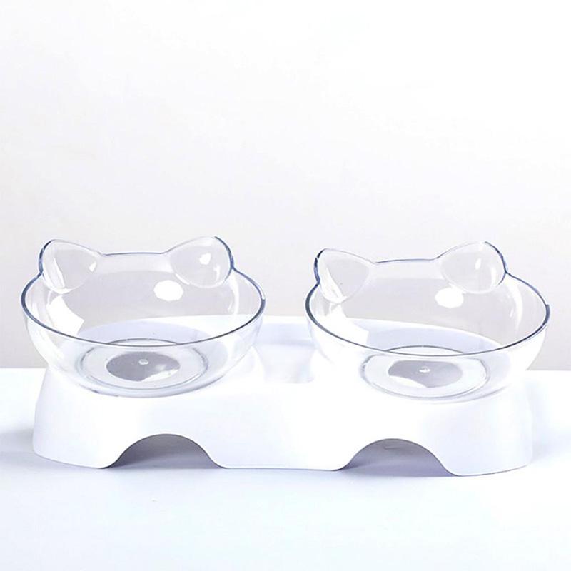 Non-Slip Double Cat Bowl Dog Bowl With Stand Pet Feeding Cat Water Bowl For Cats Food Pet Bowls For Dogs Feeder Product Supplies