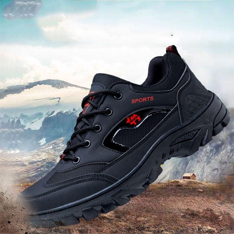 Outdoor Wear-resistant Mountain Climbing Shoes Walking Non-slip Waterproof Light Shoes Men's Running Sneakers