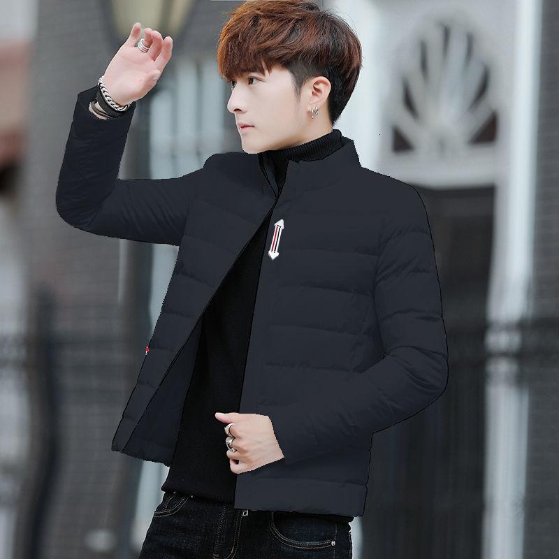 Winter Jacket Men's Short Korean Version Plus Size Thick Warm Down Padded Jacket