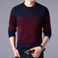 Autumn Casual Men's Sweater O-Neck Striped Slim Fit Knittwear Mens Sweaters Pullovers Men Pull Homme