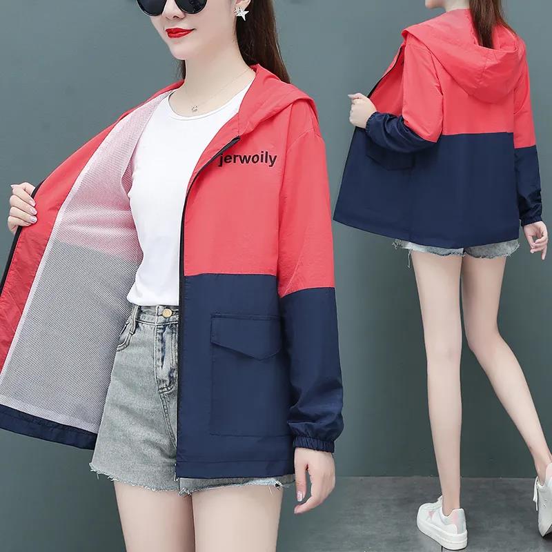 Sun-Proof Clothing Women's UV Summer New 2021 Anti-Ultraviolet All-Match Sun Protection Clothing Female Coat Jacket Hooded Top