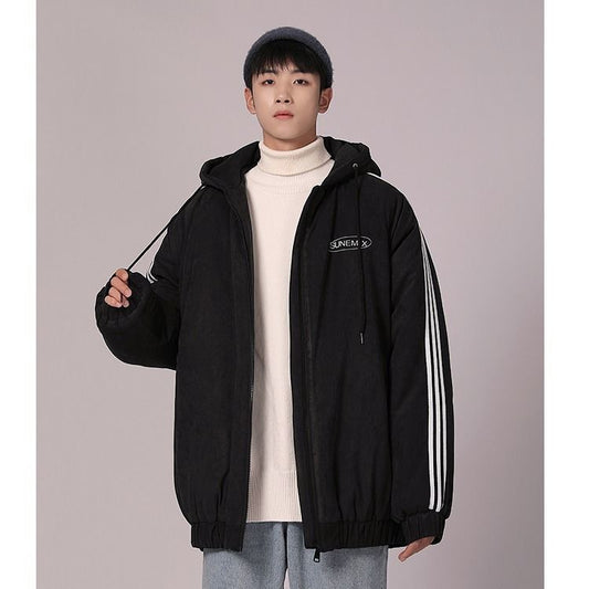 Bread Clothes Men's Winter Hooded Cotton-padded Clothes Student Youth Fashion Trend Loose Thick Warm Cotton Clothes