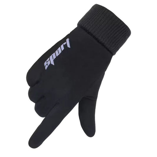 Winter Gloves Men and Women Warm Riding Sports Driving Outdoor Touch Screen Plus Velvet Windproof Cycling Motorcycle