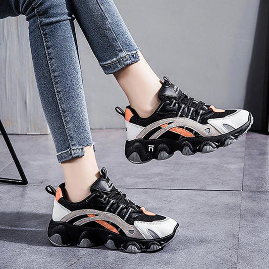 All-match Women's Height-increasing Shoes Outdoor Casual Sports Shoes Fashion Running Breathable Clearance Shoes